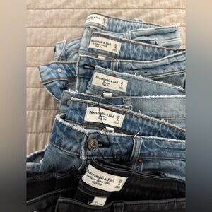 Abercrombie & Fitch Blue High Rise Jeans